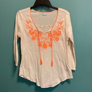 Stretchy gauze fabric.